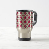 rosa Muster-Design-29500 Reisebecher (VorderseiteRechts)