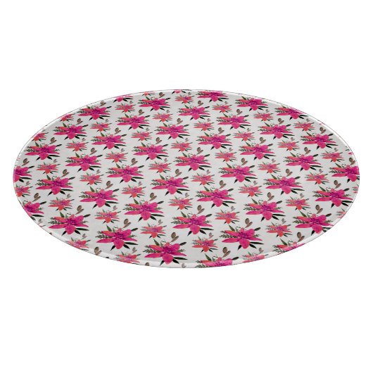 rosa Muster-Design-29500 Schneidebrett (Ecke)