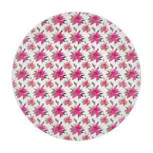 rosa Muster-Design-29500 Schneidebrett
