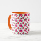 rosa Muster-Design-29500 Tasse (Vorderseite Links)