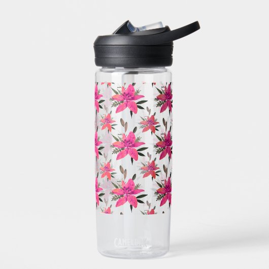 rosa Muster-Design-29500 Trinkflasche (Links)