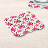 rosa Muster-Design-29500 Untersetzer (angewinkelt)