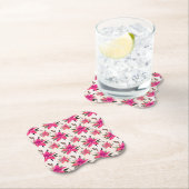 rosa Muster-Design-29500 Untersetzer (Vor Ort)