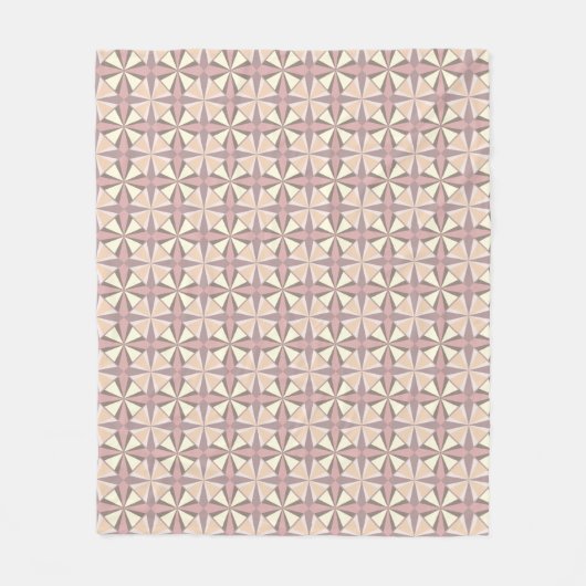 rosa Muster Fleecedecke (Vorderseite)