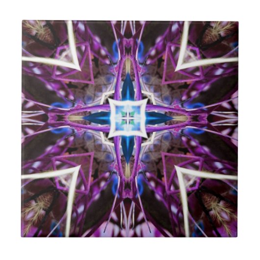 Rosa Muster Fliese (Vorderseite)