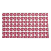 rosa Muster Kissenbezug (Rückseite-Links)