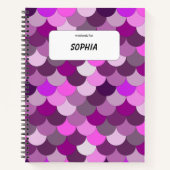 rosa Muster Notizblock (Vorderseite)