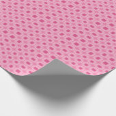 rosa Muster, rosa Design, gürtelförmige Muster, ro Geschenkpapier (Ecke)