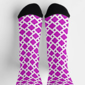 rosa Muster Socken (Oben)