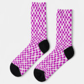 rosa Muster Socken (Linkes Detail)