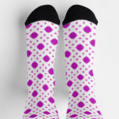 rosa Muster Socken (Oben)
