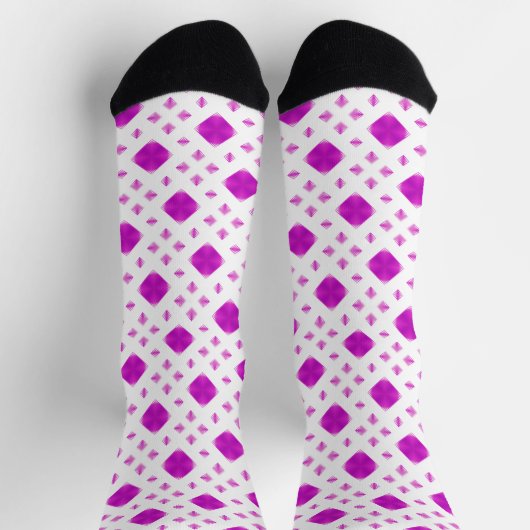 rosa Muster Socken (Oben)
