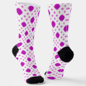 rosa Muster Socken (Gewinkelt)