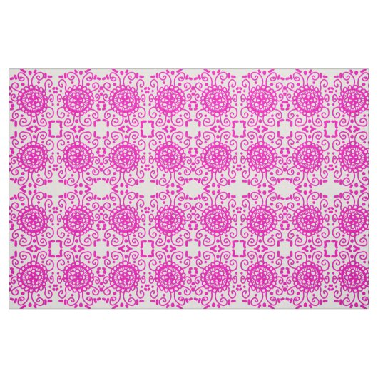 rosa Muster Stoff (Fat Quarter (45,7 x 55,9 cm))