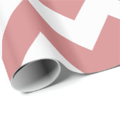 Rosa mutiges Zickzack Geschenkpapier (Rolleneckpunkt)