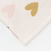 Rosa Mutte Rainbow Monthly Baby Milestone Fleecedecke (Ecke)