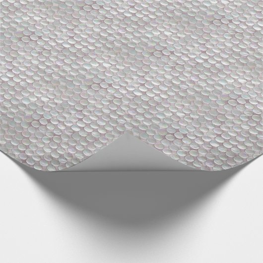 Rosa Mutter der Perlmuscheln Geschenkpapier (Ecke)