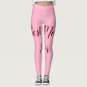 Rosa Mutter Tag Beste Mama je Geschenk hinzufügen Leggings