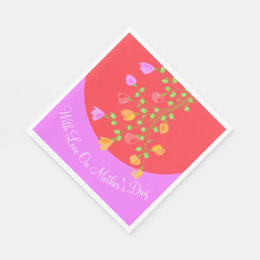 Rosa Mütter Tageszeitung Napkins Serviette (Ecke)