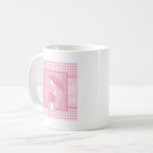 rosa Mutterschaft Kaffeetasse (Vorderseite Links)