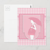 rosa Mutterschaft Postkarte (Vorne/Hinten)