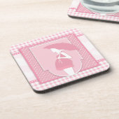 rosa Mutterschaft Untersetzer (Linke Seite)