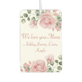 Rosa-Muttertag Autolufterfrischer (Vorderseite)