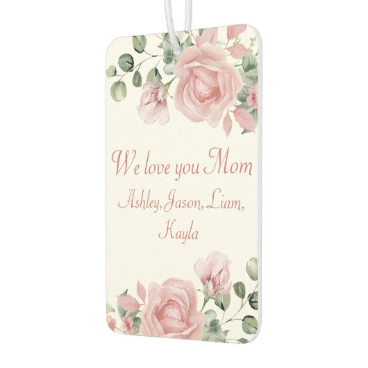 Rosa-Muttertag Autolufterfrischer (Links)