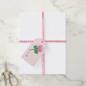 Rosa Muttertag Geschenkanhänger (Mit Garn)