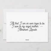 Rosa-Muttertagskarte Feiertagskarte