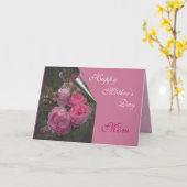 Rosa-Muttertagskarte Karte (Gelbe Blume)