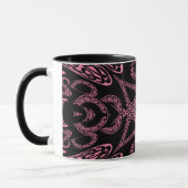 Rosa Mystery Gothic Monogram K Tasse (Links)