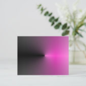 Rosa-n-Schwarz-Punkt Postkarte (Stehend Vorderseite)