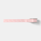 Rosa-n-Weiße Prinzessin Coordinating Satinband (Vorderseite)