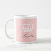 Rosa-n-Weiße Prinzessin Kaffeetasse (Links)