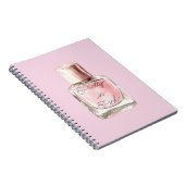 Rosa Nagellack Notizblock (Rechte Seite)