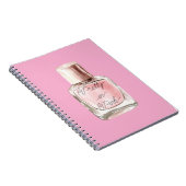 Rosa Nagellack Notizblock (Rechte Seite)