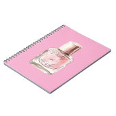 Rosa Nagellack Notizblock (Linke Seite)