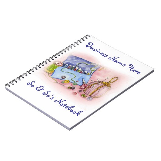 Rosa nähende Ausrüstungs-Notizbuch Notizblock (Linke Seite)