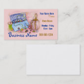 Rosa nähende Ausrüstungs-Visitenkarte Visitenkarte (Vorne/Hinten)