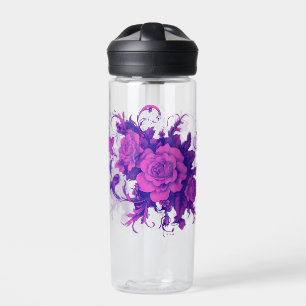 Rosa Nahtlose Rose Trinkflasche