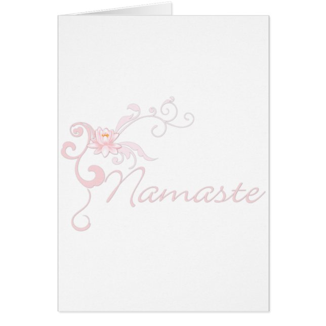 Rosa Namaste mit Rollen und Wirbel (Vorne)