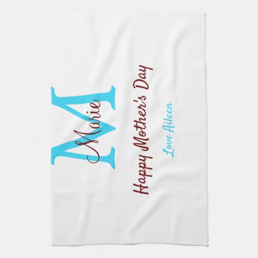 Rosa Name der kleinen Mütter Geschirrtuch (Vertikal)