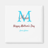 Rosa Name der kleinen Mütter Magnet (Vorne)