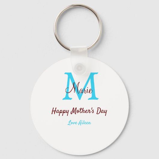 Rosa Name der kleinen Mütter Schlüsselanhänger (Vorderseite)