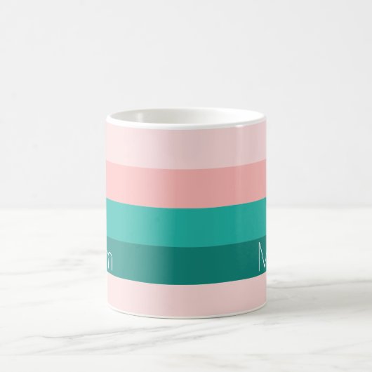 Rosa Name Kaffeetasse (Mittel)