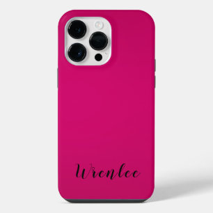 Rosa Name Modern Minimalistisch Elegant Einfach iPhone 14 Pro Max Hülle