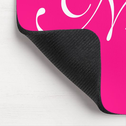 Rosa Name Mousepad (Ecke)