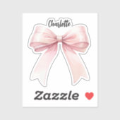 Rosa-Namensskript Aufkleber (Blatt)