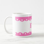 Rosa Namensspitze Emilys Kaffeetasse (Links)